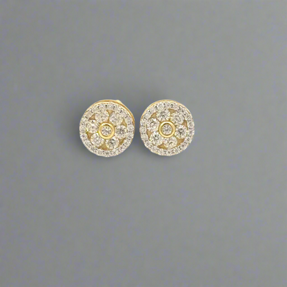 Moissanite earrings