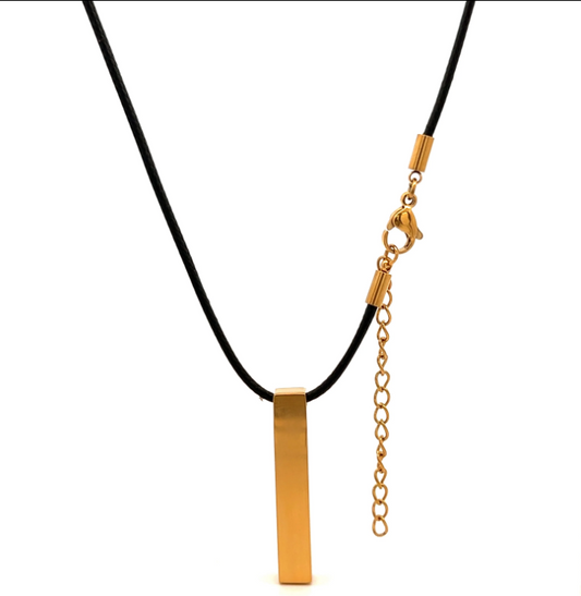 CREDIBLE STEEL GOLD ICED OUT CHAIN