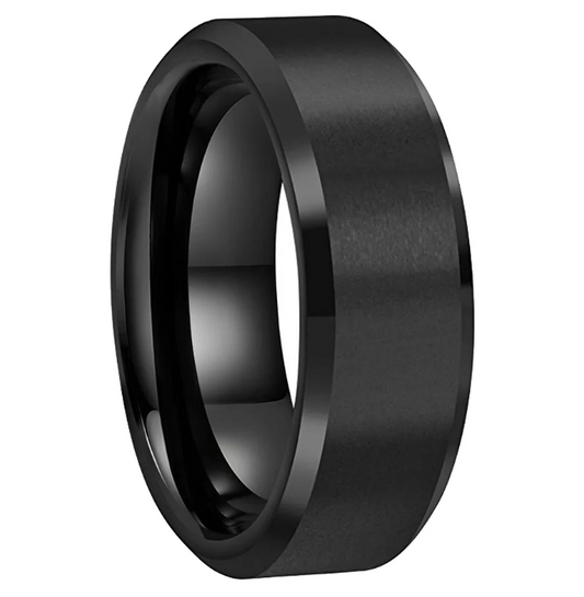 CREDIBLE RICERCATO TUNGSTEN RING