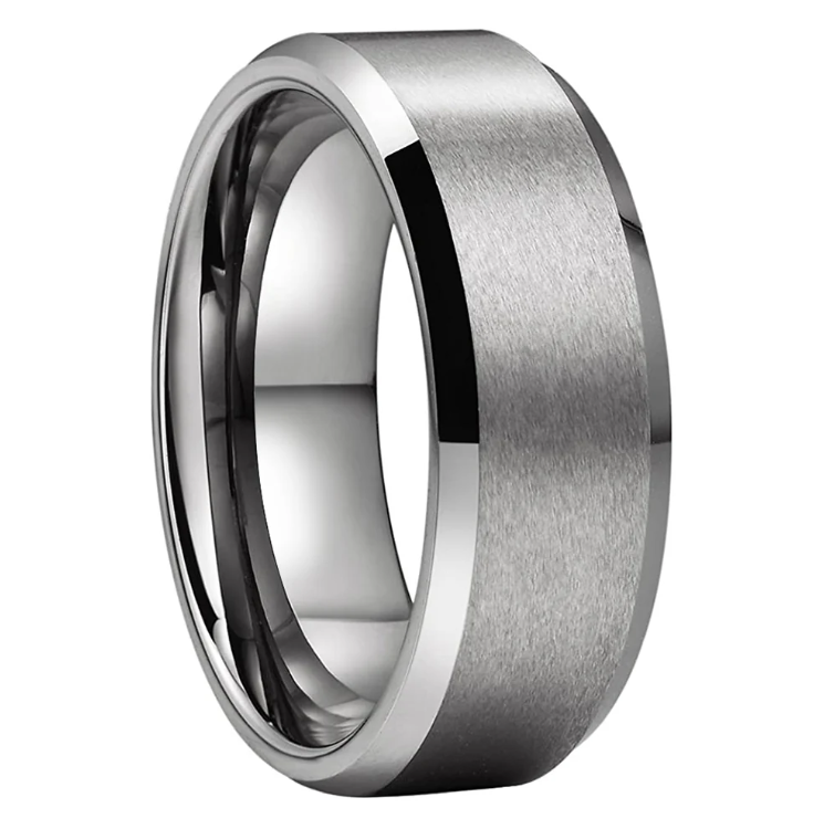 CREDIBLE RICERCATO TUNGSTEN RING