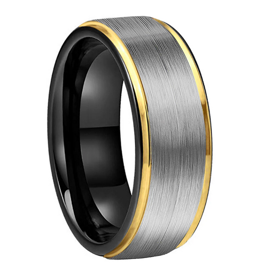 CREDIBLE BISOUS TUNGSTEN RING