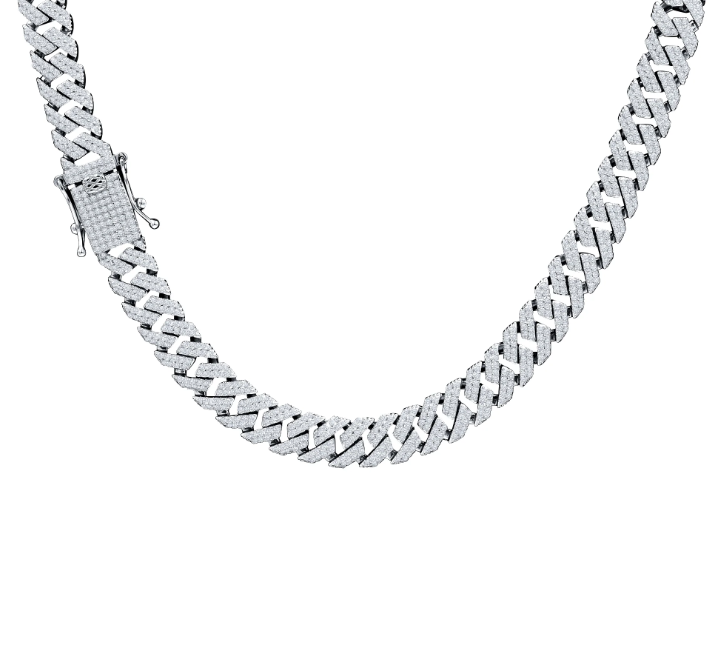 CREDIBLE 10 MM 22" SILVER CHAIN