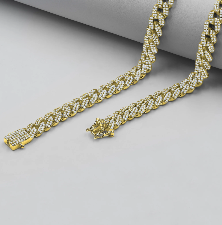 CREDIBLE 6MM 925 Silver Cuban Chain IN SILVER