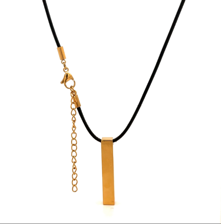 CREDIBLE STEEL GOLD ICED OUT CHAIN