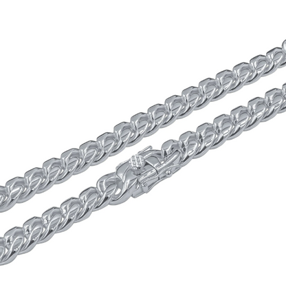 CREDIBLE 12MM CHAIN IN SILVER AND GOLD