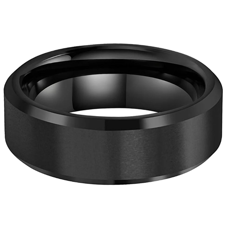 CREDIBLE RICERCATO TUNGSTEN RING