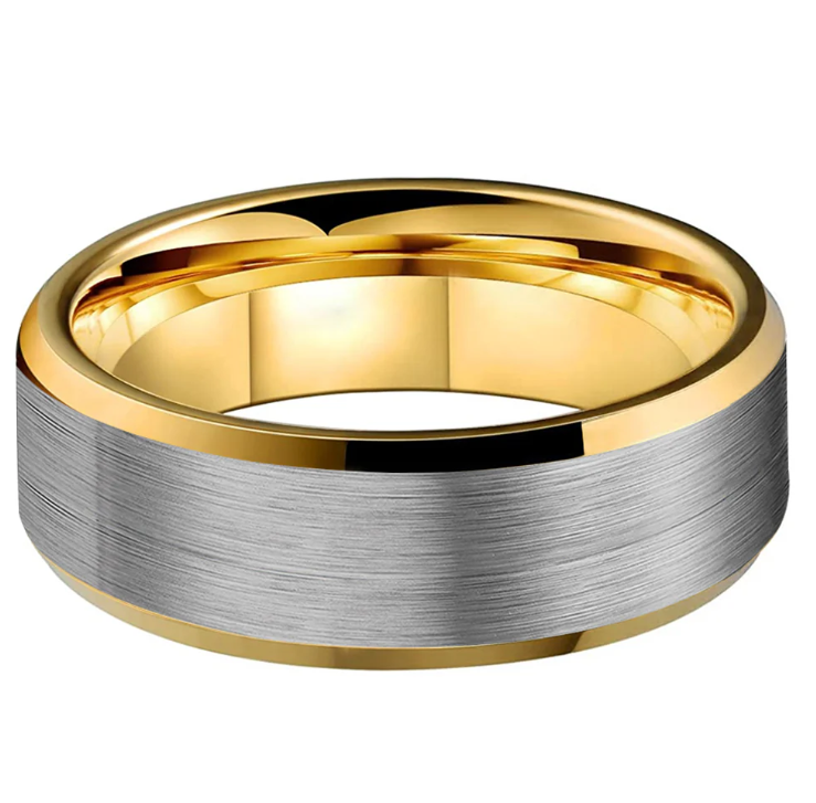 CREDIBLE RICERCATO TUNGSTEN RING