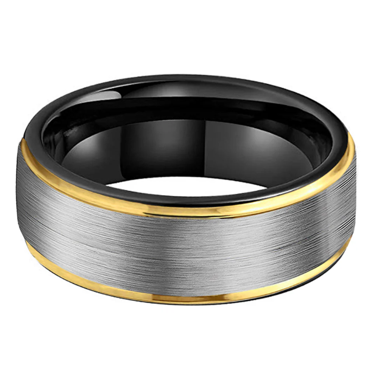 CREDIBLE BISOUS TUNGSTEN RING