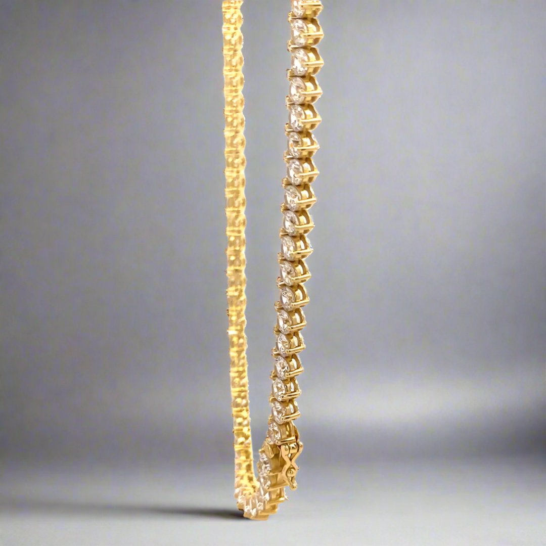 tenis gold chain